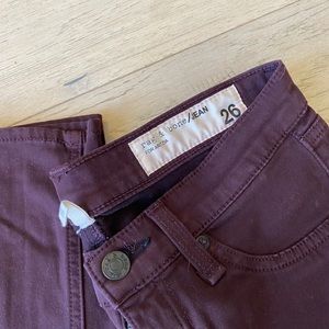 Maroon jeggings